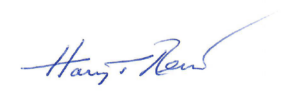 Harry Rein signature